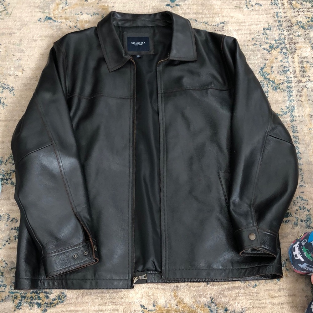 Men’s leather jacket